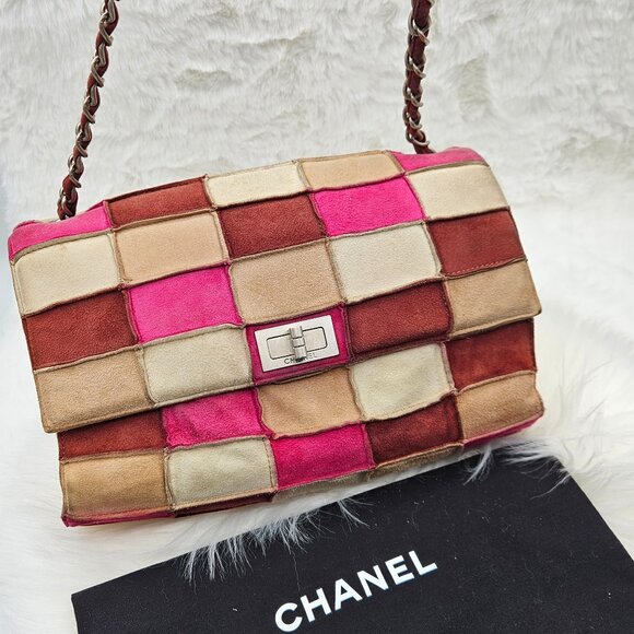 Chanel Suede Patchwork Reissue Shoulder Bag - Picture 1 of 17